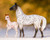 Breyer 1:12 Scale Knabstrupper & Foal Spotted Wonders Freedom Series - 62207