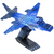Laser Pegs Multi-Models 3-In-1 F35 Next Gen Fighter Jet Light-up Building Set 52009