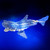Laser Pegs Light-Up 4-In-1 Hammerhead Shark MultiModel Building Set 52011