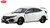 Acme By Kyosho Samurai 1:18 Scale Resin 2017 Honda Civic Type-R  (White) KSR18029W-B