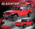 Acme GT Spirit 1:18 Scale Resin 2019 Jeep Rubicon Gladiator, Red US024