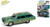 Johnny Lightning 1:64 Scale 1960 Ford Country Squire with Collector Tin - Rat Fink (Teal/Orange) JLSP146-B