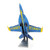 Metal Earth F/A-18 Super Hornet - Blue Angels 3D Metal Model Kit ICX212