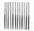 Excel 12-Piece Assorted Steel Needle File Set 55607