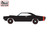 Auto World 1:18 Scale 1969 Dodge Coronet Super Bee MCACN (TX9 Black) AMM1347