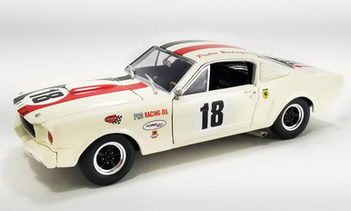 Shelby GT350R 1965 Scala 1/64 Pressocast Collector - Auto Con Real Riders - Usata Da Collezione - Foto 3