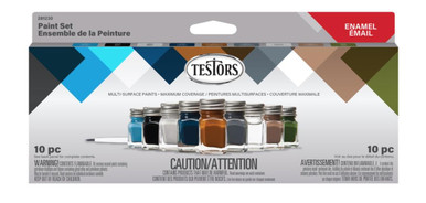 Testors Military Aircraft Acrylic Model Paint – 9 Pack (1/4 Oz), Gloss/Flat, TES9136