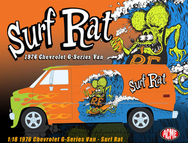 Acme 1:18 Scale 1976 Chevrolet G-Series Van - Surf Rat (Rat
