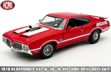 Acme 1:18 Scale 1970 Oldsmobile 442 W30 - W-Machine - Drag Outlaws