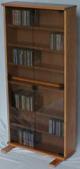 DVD Storage 48"H Oak Maple