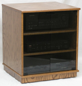 Stereo and DVD storage cabinets, swivel towers and regular bookshelves