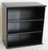 Bookcase 31 inches high shown with black finish. http://www.decibeldesigns.com telephone 888.850.5589