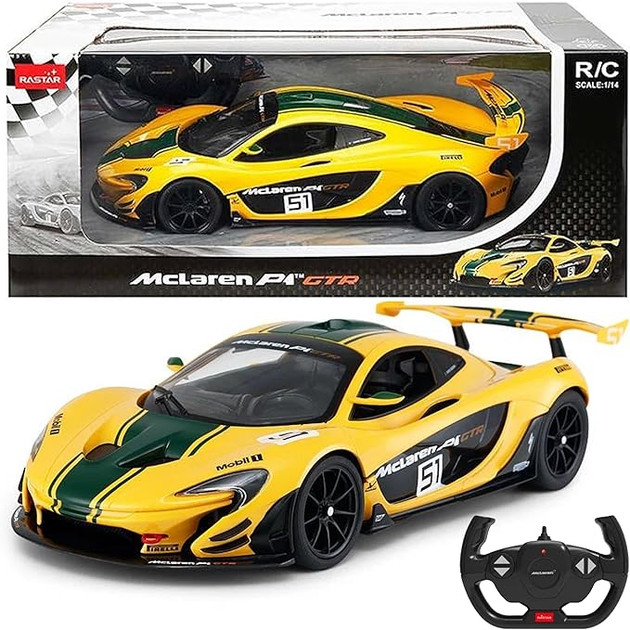 RASTAR McLaren P1 GTR 1/14 ラジコン Rastar 1:14 McLaren P1 GTR RC Car at Toymate | Cars, Trucks