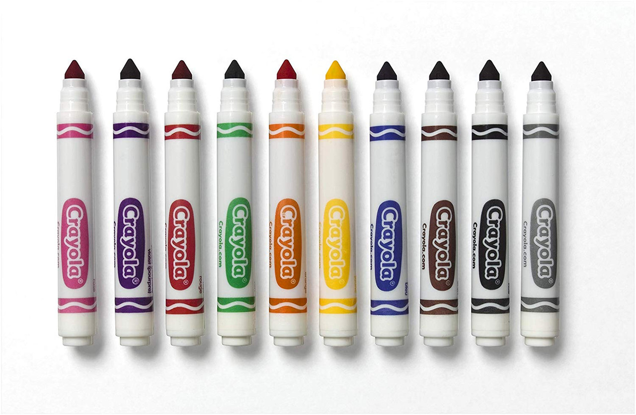 Crayola 10Pk Ultra Clean Washable Markers Crayola 10Pk Ultra Clean Washable Markers