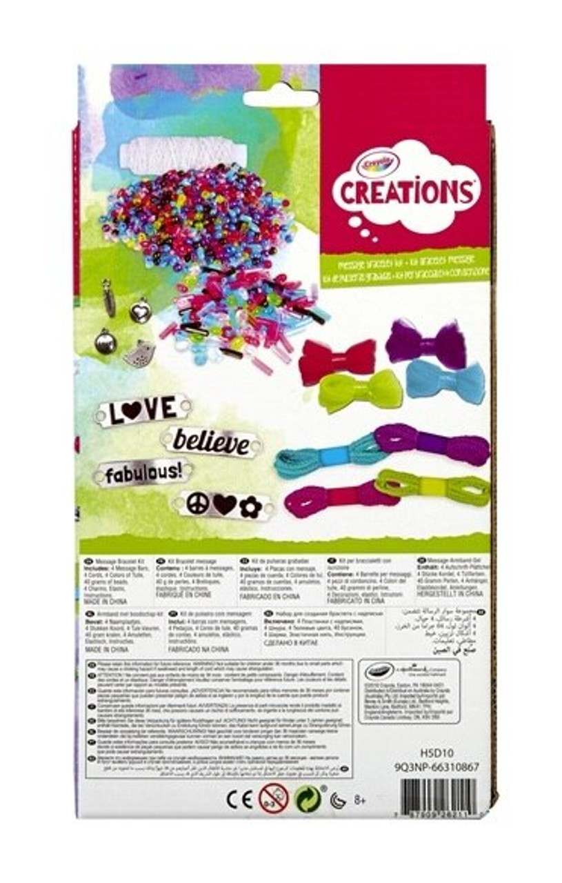 Crayola Creations Message Bracelet Kit Crayola Creations Message Bracelet Kit