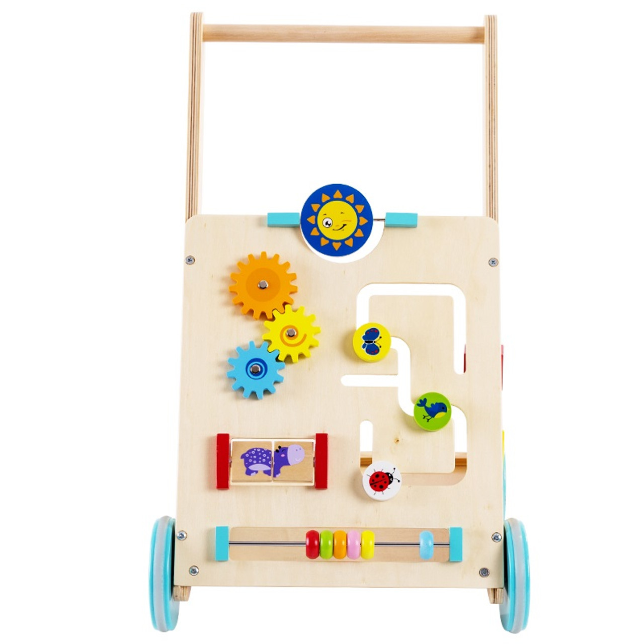 wooden activity walker