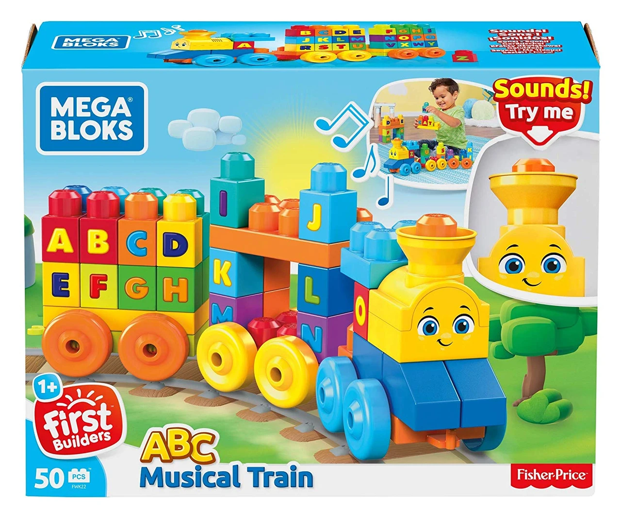Mega Bloks - Abc Learning Train