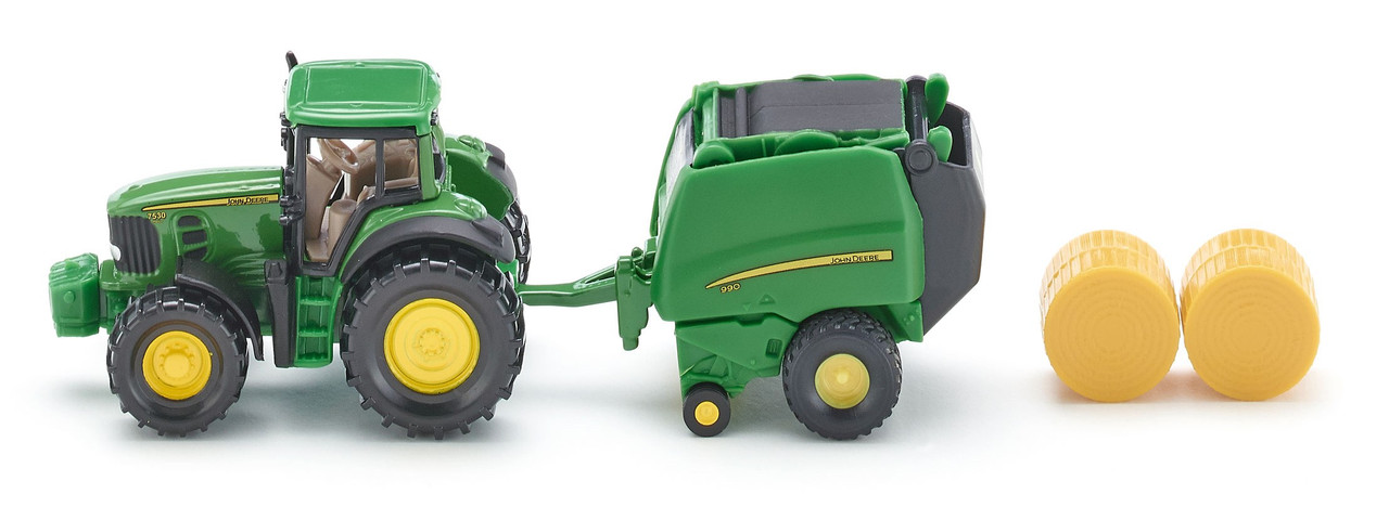 Siku John Deere Tractor With Round Baler | SI1665
