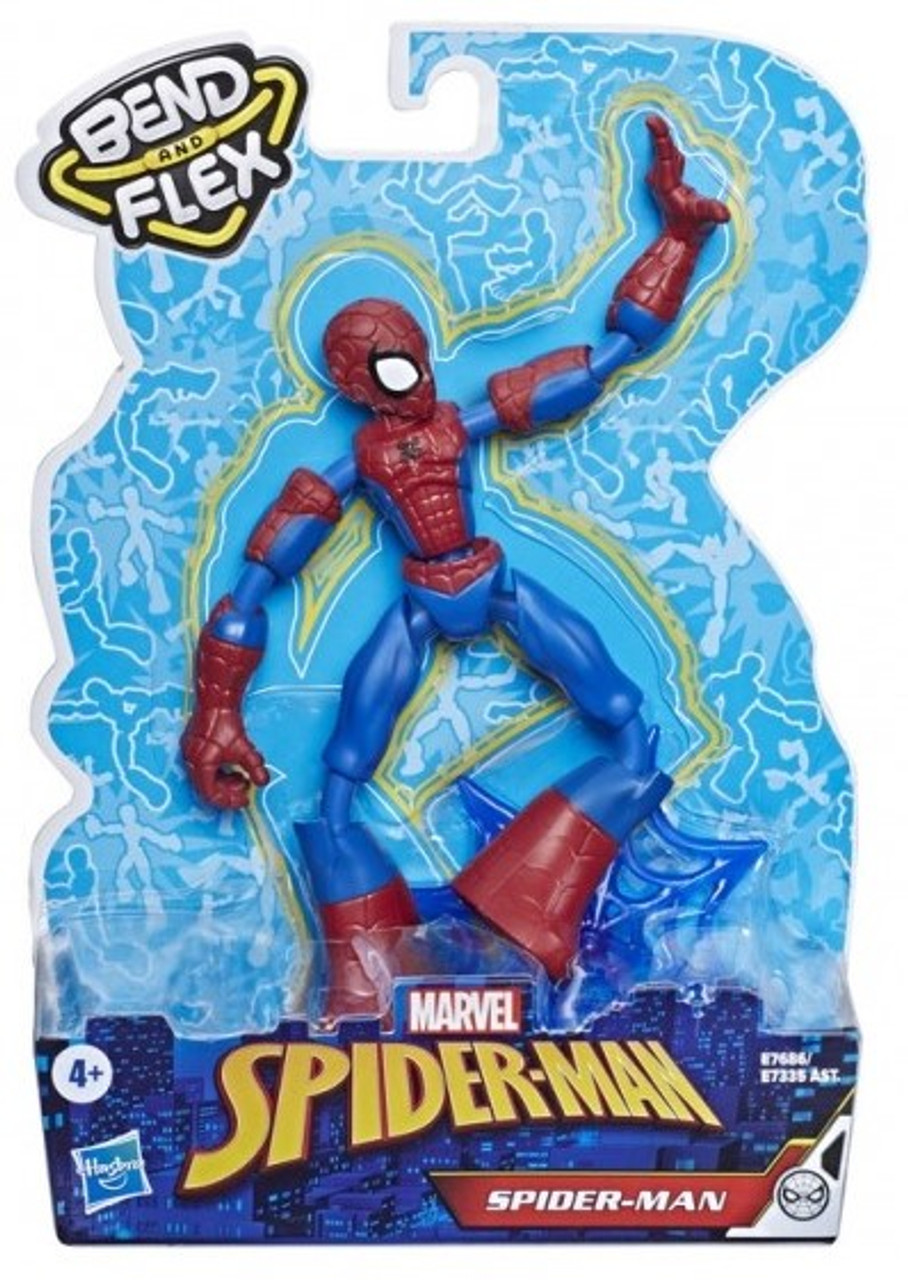 bendy spiderman toy