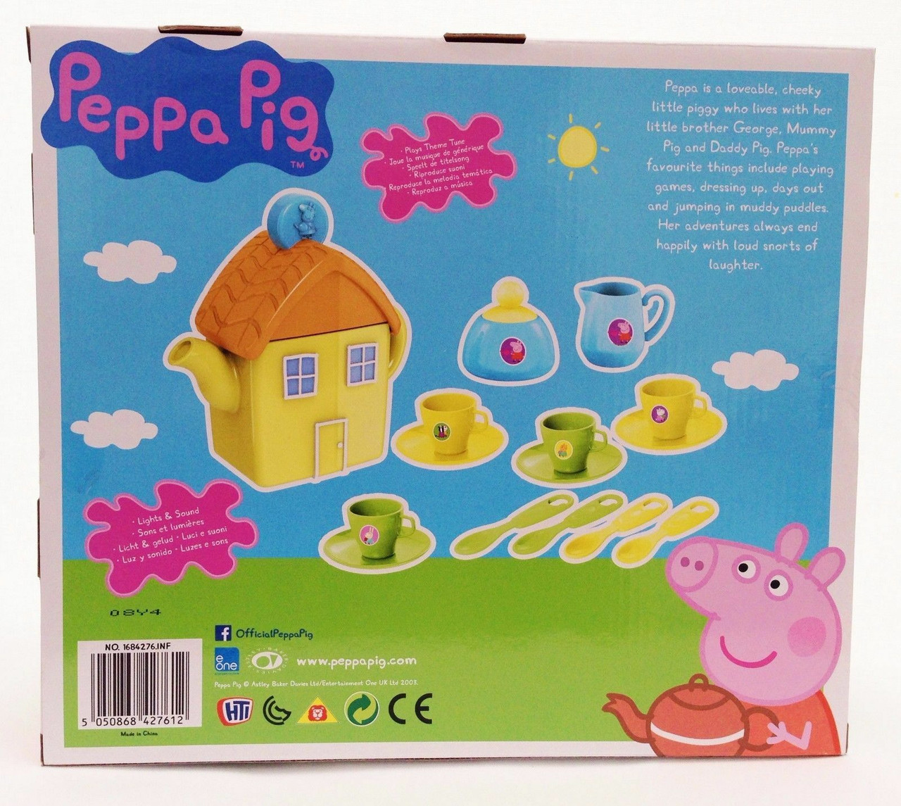 peppa pig house tea set