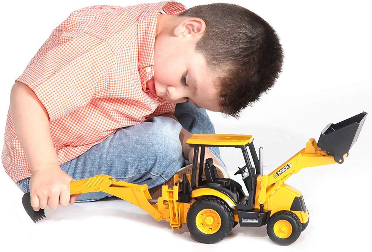Bruder 1:16 JCB Midi CX Backhoe Loader Bruder 1:16 JCB Midi CX Backhoe Loader
