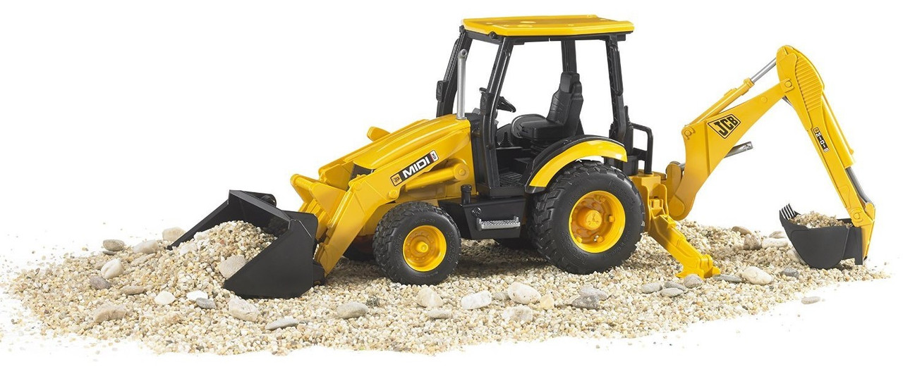Bruder 1:16 JCB Midi CX Backhoe Loader Bruder 1:16 JCB Midi CX Backhoe Loader
