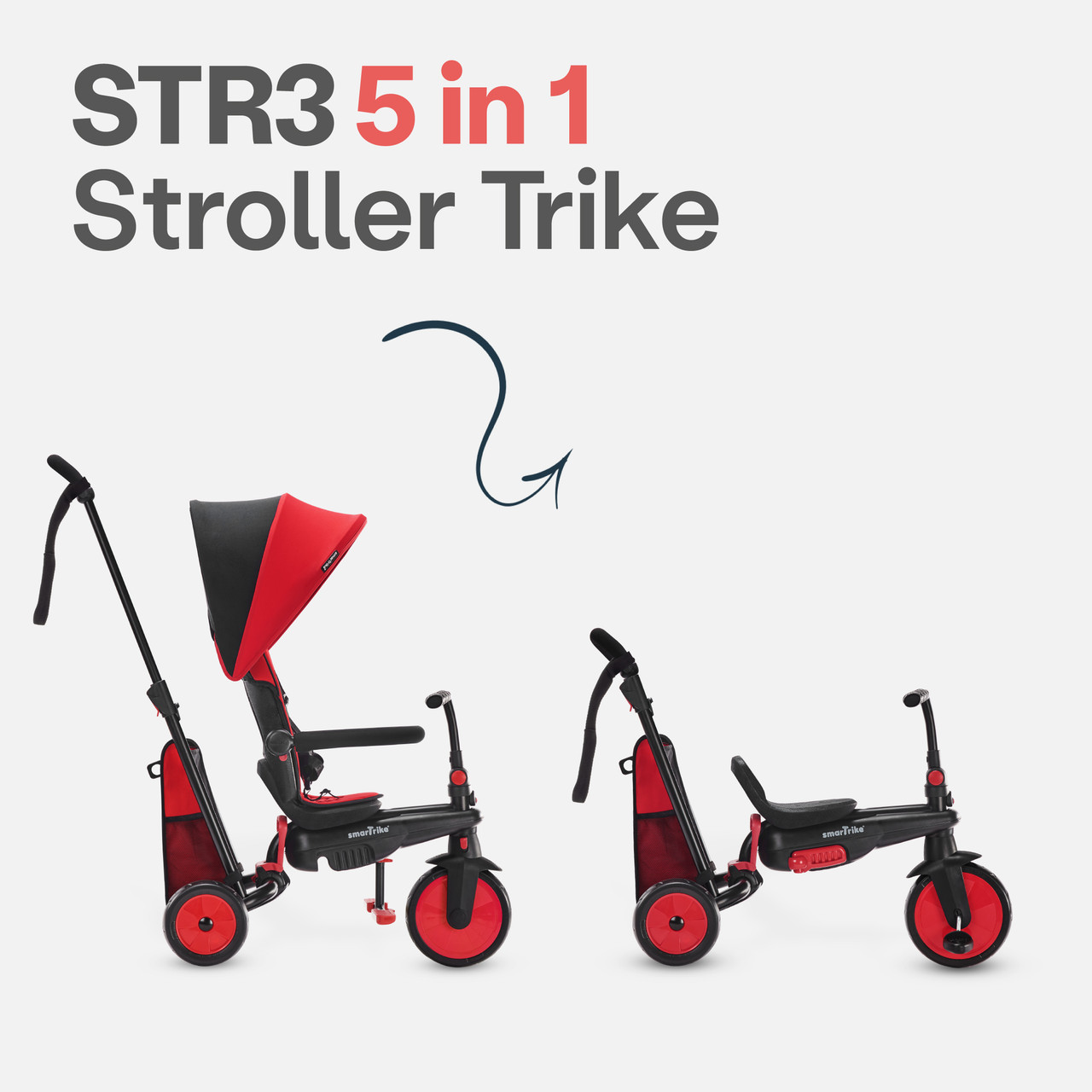 SmarTrike Stroller 6-in-1 Red SmarTrike Stroller 6-in-1 Red