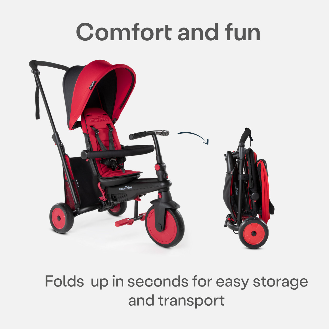 SmarTrike Stroller 6-in-1 Red SmarTrike Stroller 6-in-1 Red