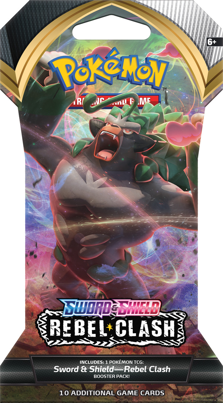 Pokemon TCG Sword And Shield- Rebel Clash Blister Assortment Pokemon TCG Sword And Shield- Rebel Clash Blister Assortment