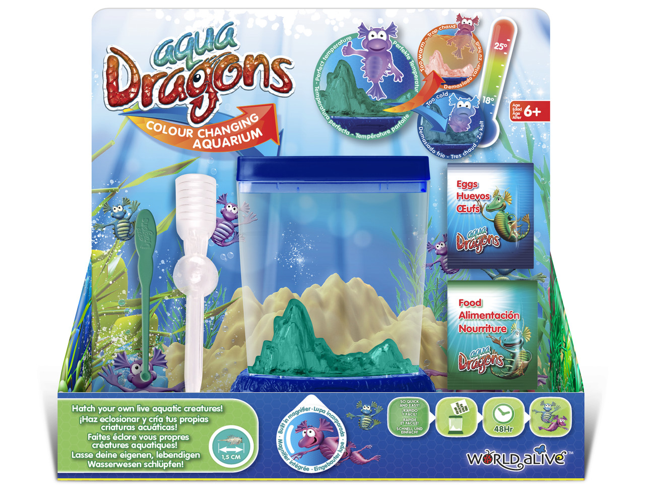 Aqua Dragons - Colour Changing Box Kit Aqua Dragons - Colour Changing Box Kit