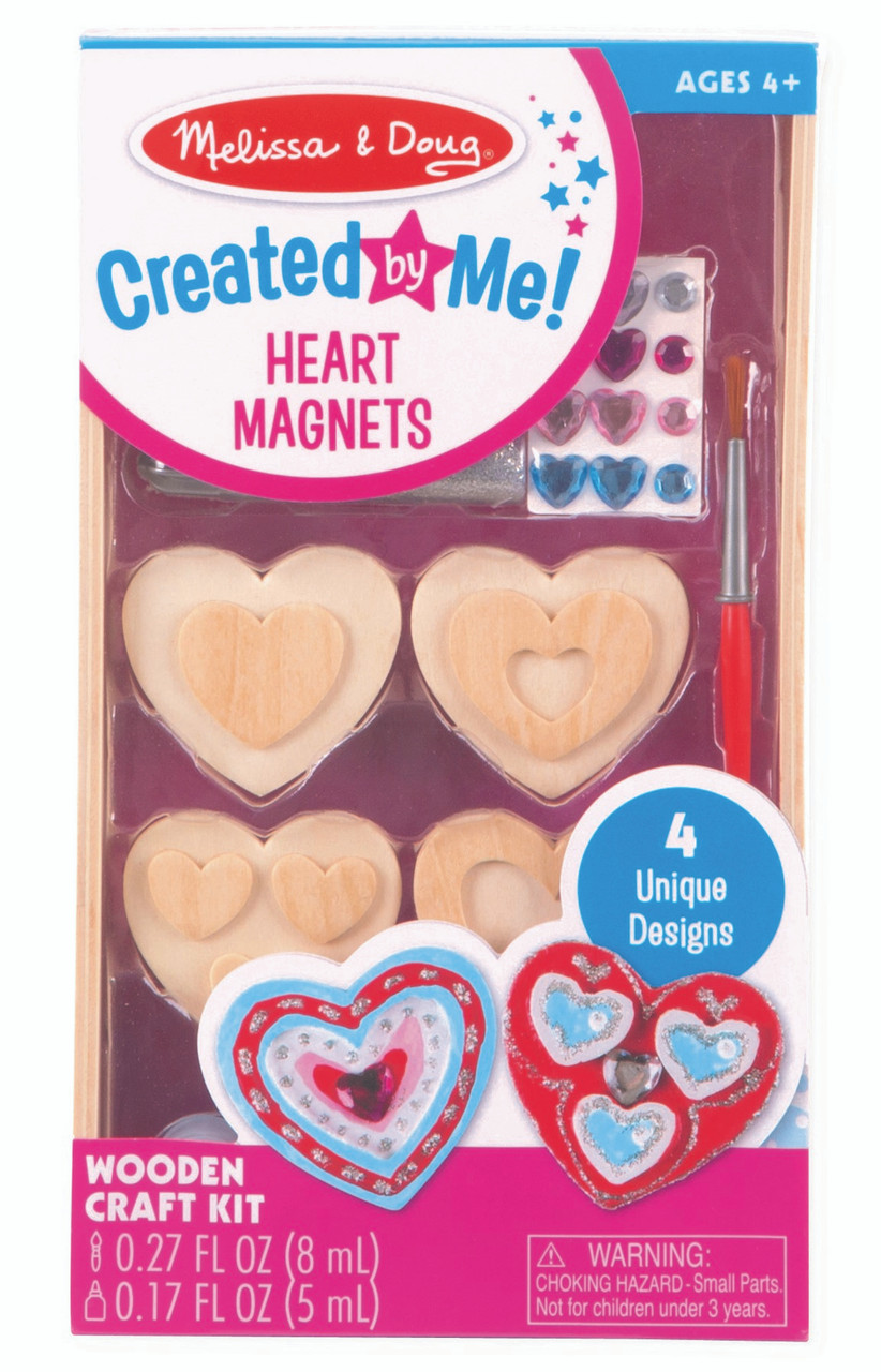 Melissa and Doug Created by Me! Heart Magnets