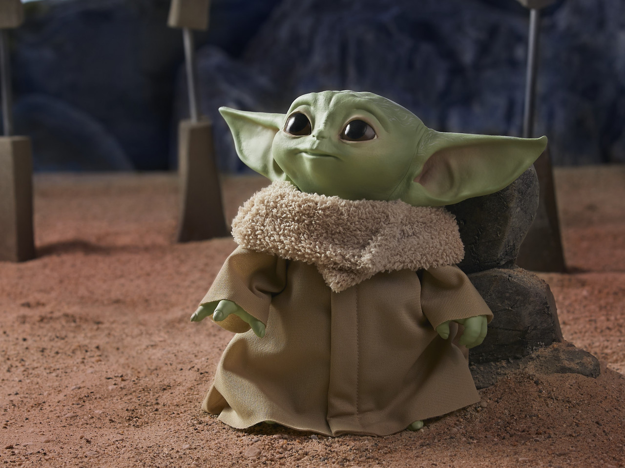 star wars the child talking plush toy