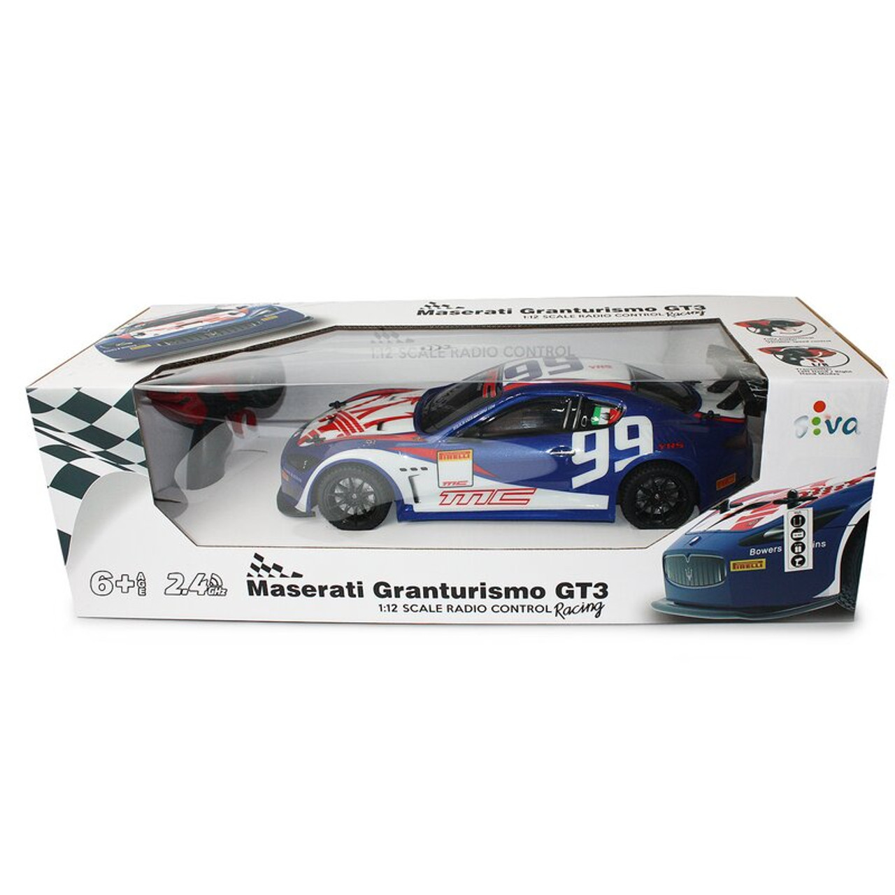 Scale 1:12 2.4G Maserati Granturismo GT3 Blue Scale 1:12 2.4G Maserati Granturismo GT3 Blue