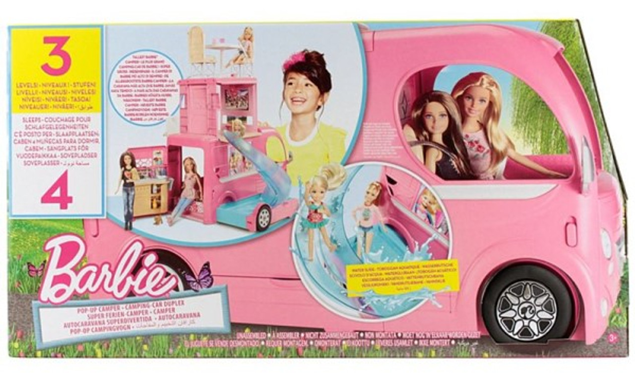 barbie pop out camper