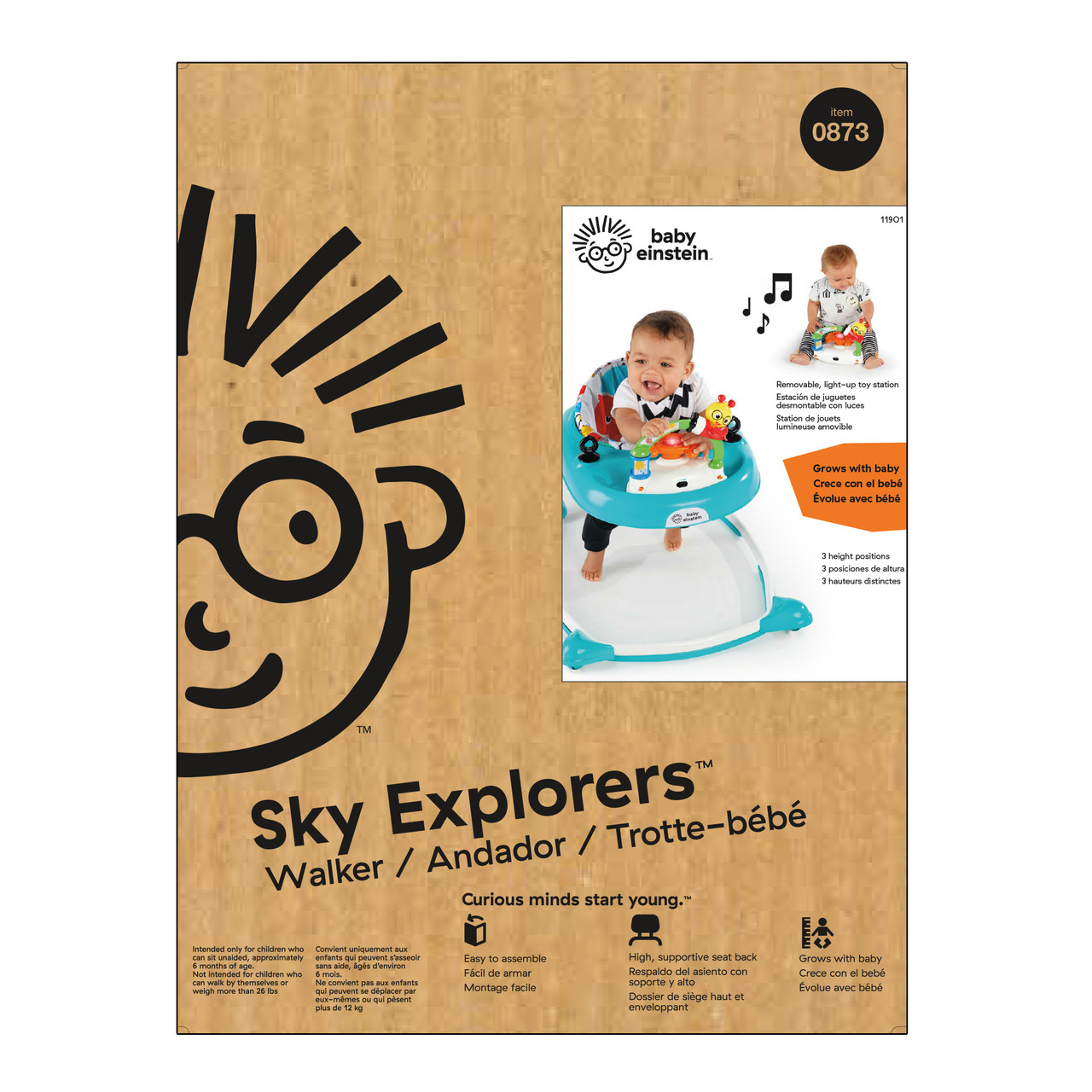 baby einstein walker sky explorer