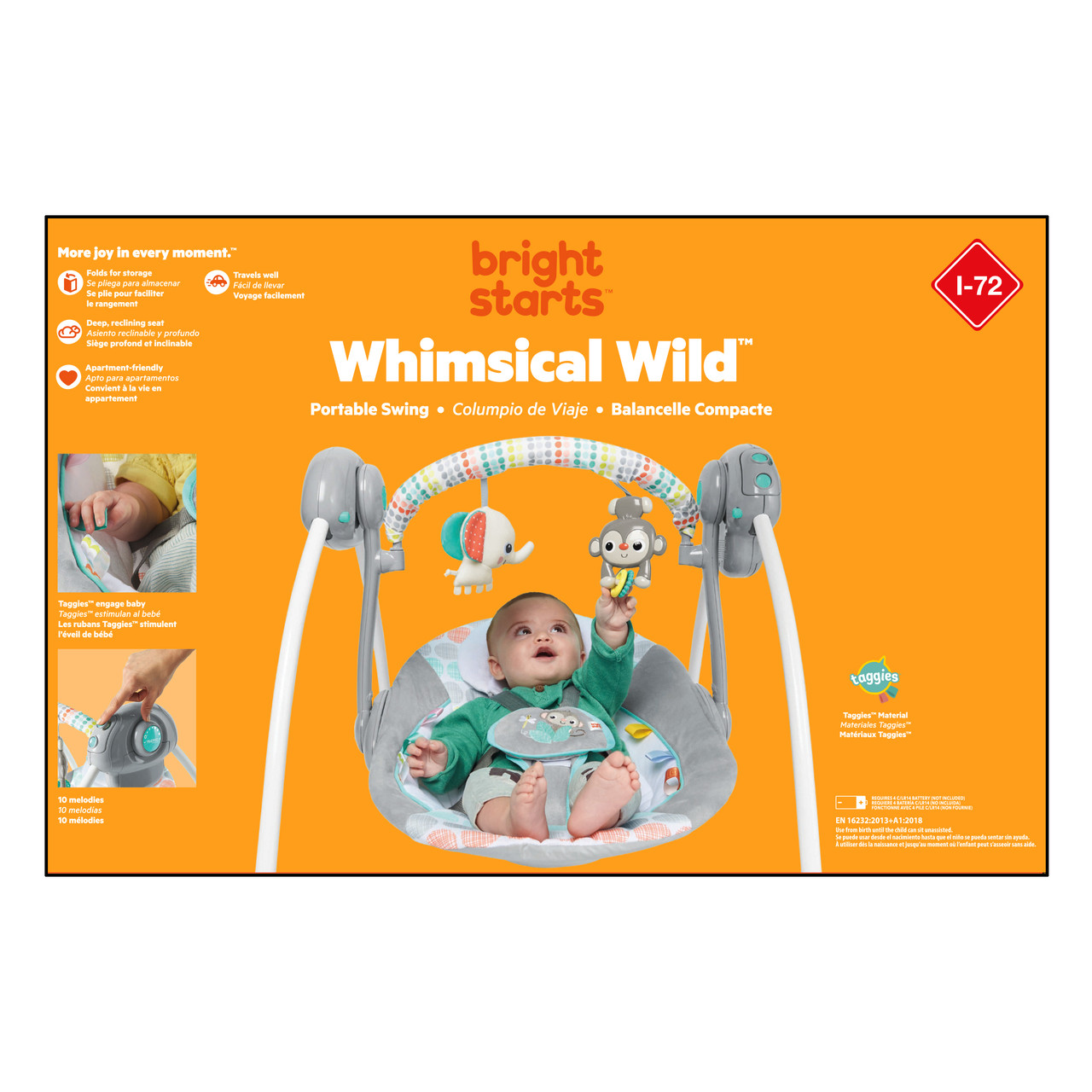 whimsical wild portable swing