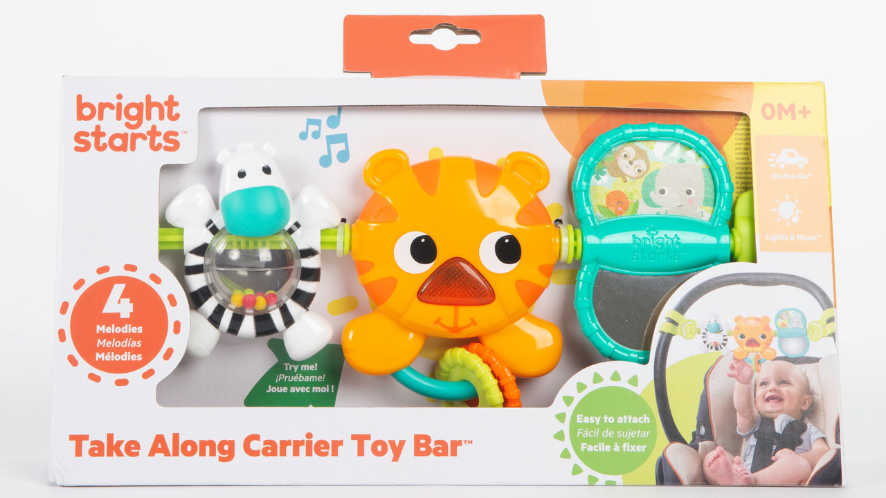 take along carrier toy bar