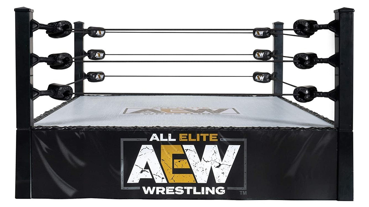 AEW  - Medium Playset (Unrivaled Figure and Core Wrestling Ring)