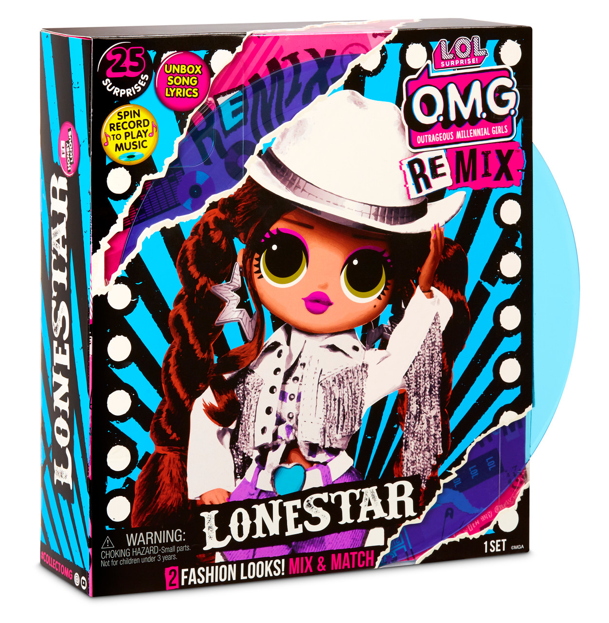 L.O.L. Surprise! O.M.G. Remix Fashion Doll - 25 Surprises with Music - Assorted L.O.L. Surprise! O.M.G. Remix Fashion Doll - 25 Surprises with Music - Assorted
