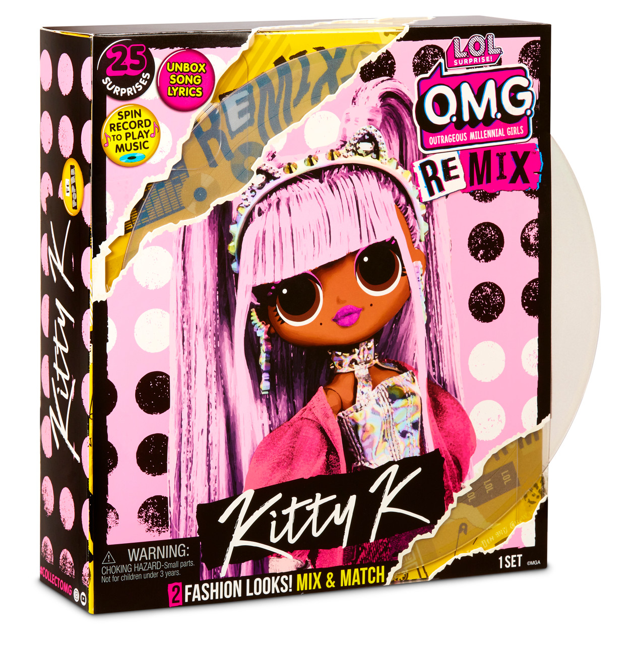 L.O.L. Surprise! O.M.G. Remix Fashion Doll - 25 Surprises with Music - Assorted L.O.L. Surprise! O.M.G. Remix Fashion Doll - 25 Surprises with Music - Assorted