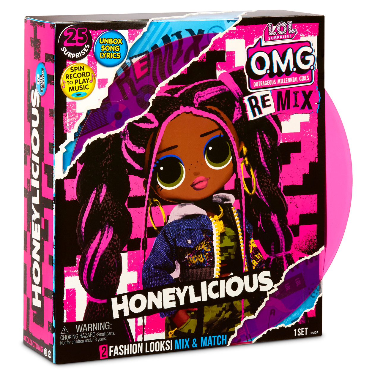 L.O.L. Surprise! O.M.G. Remix Fashion Doll - 25 Surprises with Music - Assorted L.O.L. Surprise! O.M.G. Remix Fashion Doll - 25 Surprises with Music - Assorted