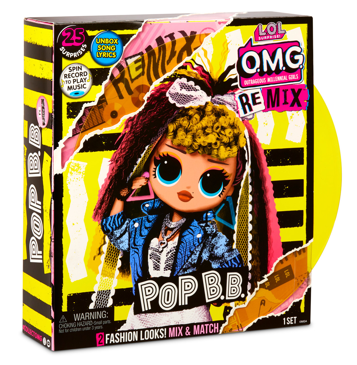 L.O.L. Surprise! O.M.G. Remix Fashion Doll - 25 Surprises with Music - Assorted L.O.L. Surprise! O.M.G. Remix Fashion Doll - 25 Surprises with Music - Assorted