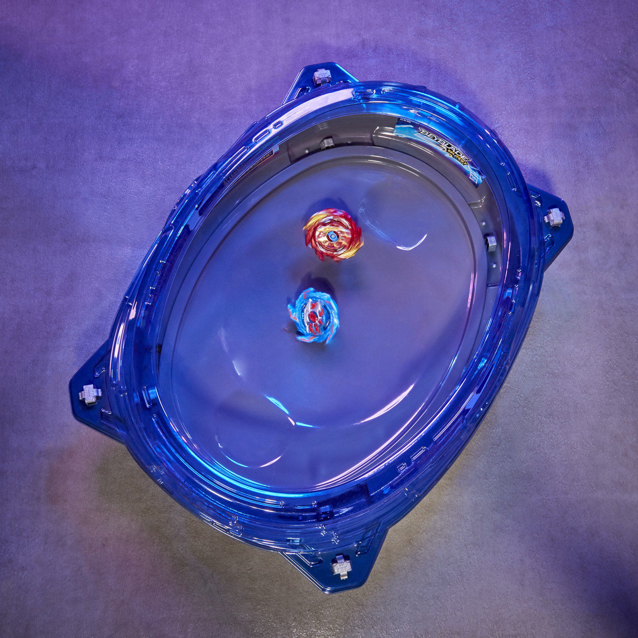 Beyblade Burst Surge Speedstorm Volt Knockout Battle Set Toymate Requires beyblade burst speedstorm beystadium and launchers for beyblade burst battle games. beyblade burst surge speedstorm volt knockout battle set