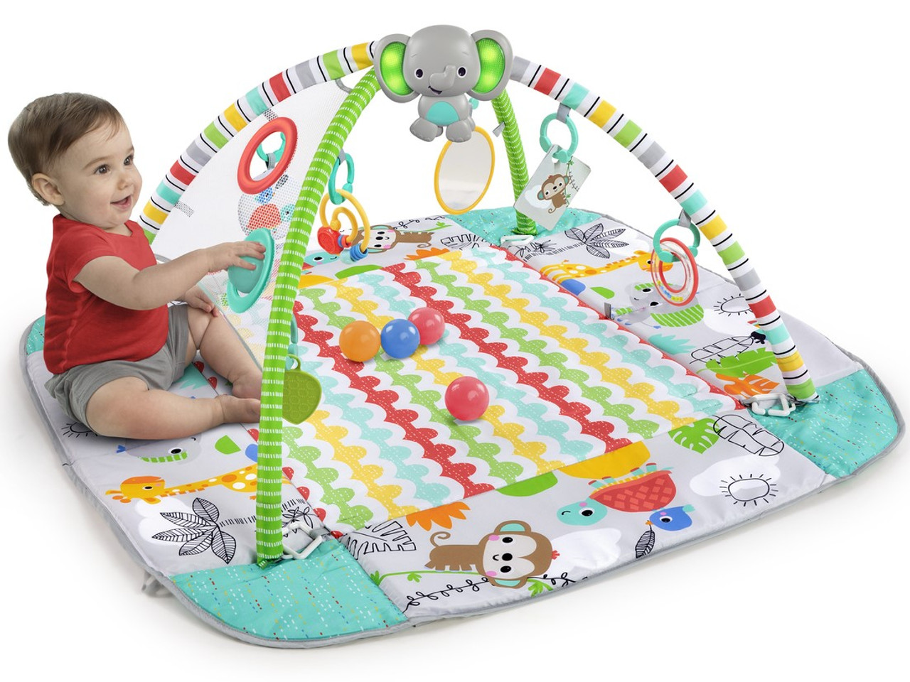5-in-1 Your Way Ball Play Activity Gym & Ball Pit - Totally Tropical 5-in-1 Your Way Ball Play Activity Gym & Ball Pit - Totally Tropical