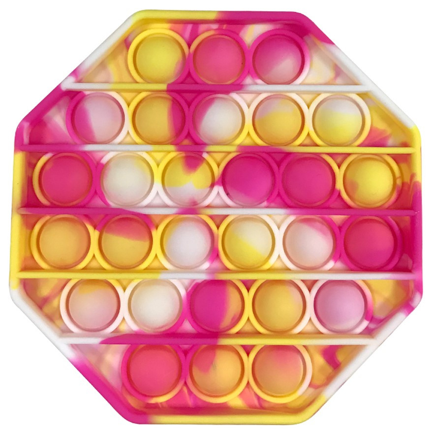 Bubble Pop It - Tie-dye Octagon Pink 
