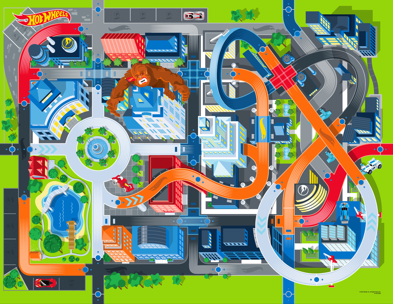 Hot Wheels Jumbo Megamat