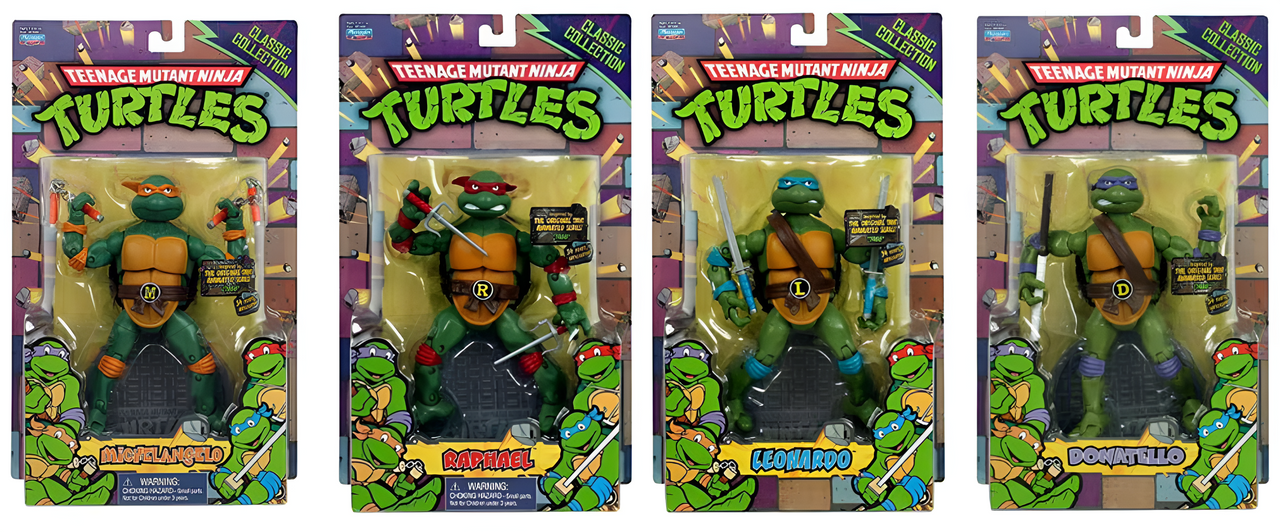 Teenage Mutant Ninja Turtles Classic Collection Figures