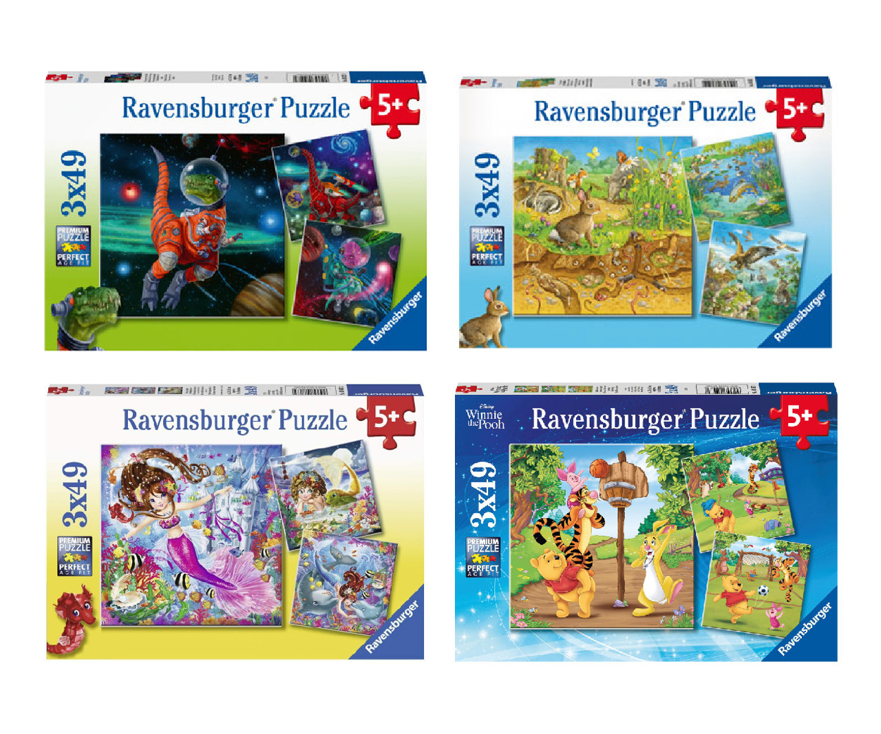 Ravenburger Kids 3x49 Pieces Puzzle