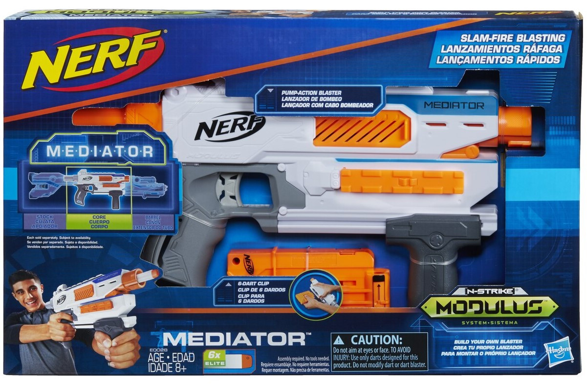 nerf modulus mediator barrel and stock