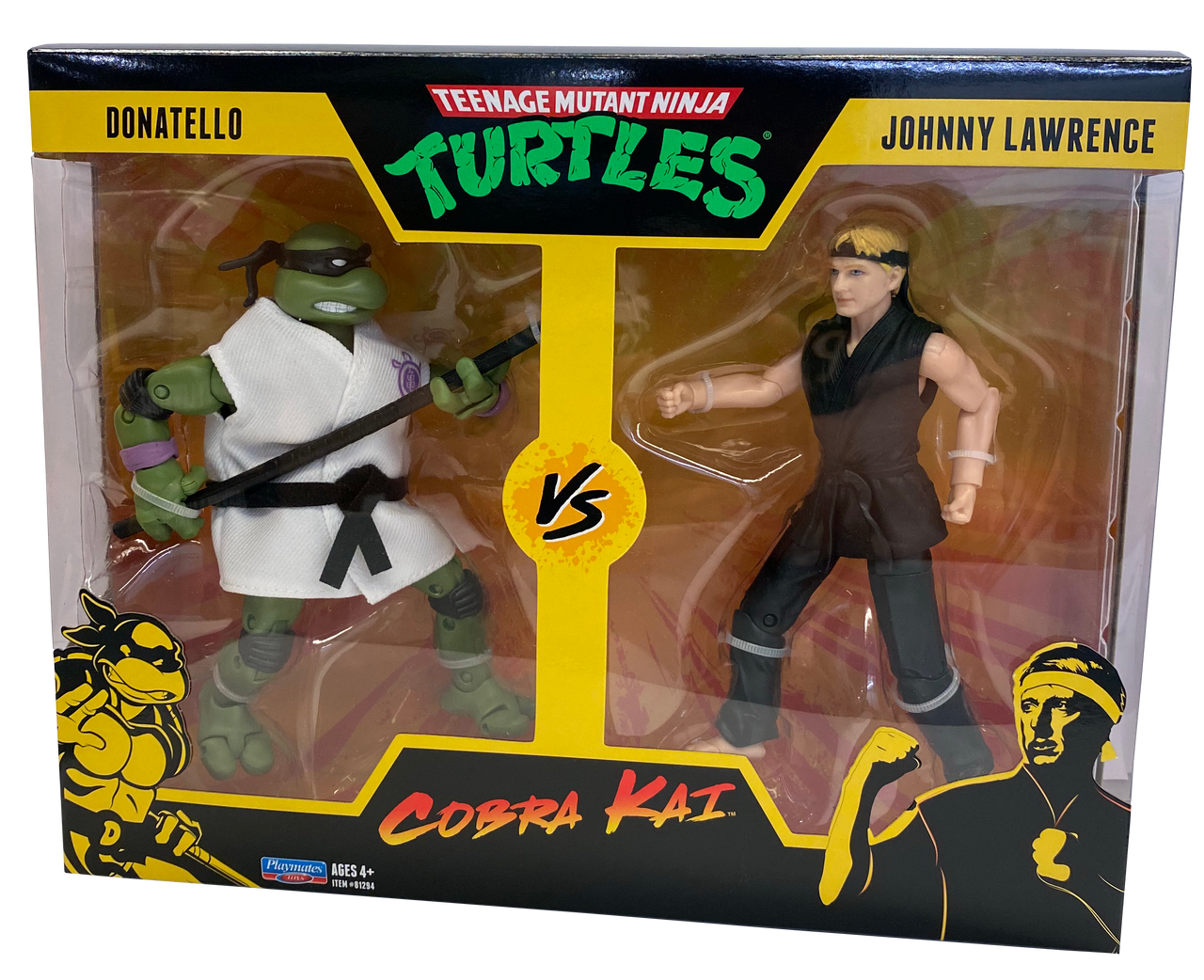 TMNT VS Cobra Kai 2-Pack 6" Figure Donnie Vs Johnny Lawrence